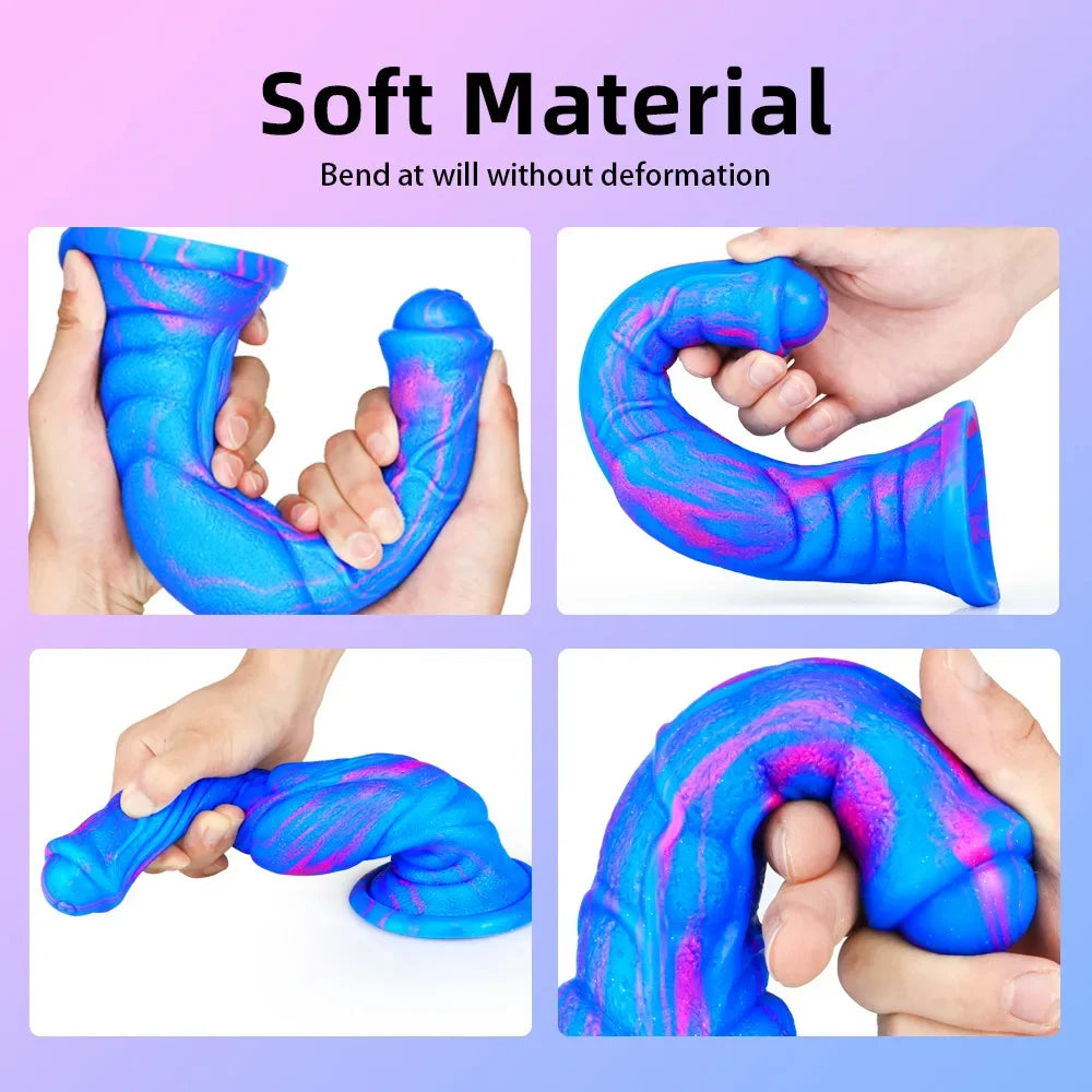 12 inch Knotted Dildo Butt Plug - Fantasy Sex with Animal Women Masturbation Anal Sex Toy