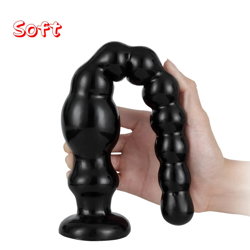 Long Anal Beads Butt Plug - Exotic Suction Cup Dildos Vaginal Masturbation Anal Sex Toys