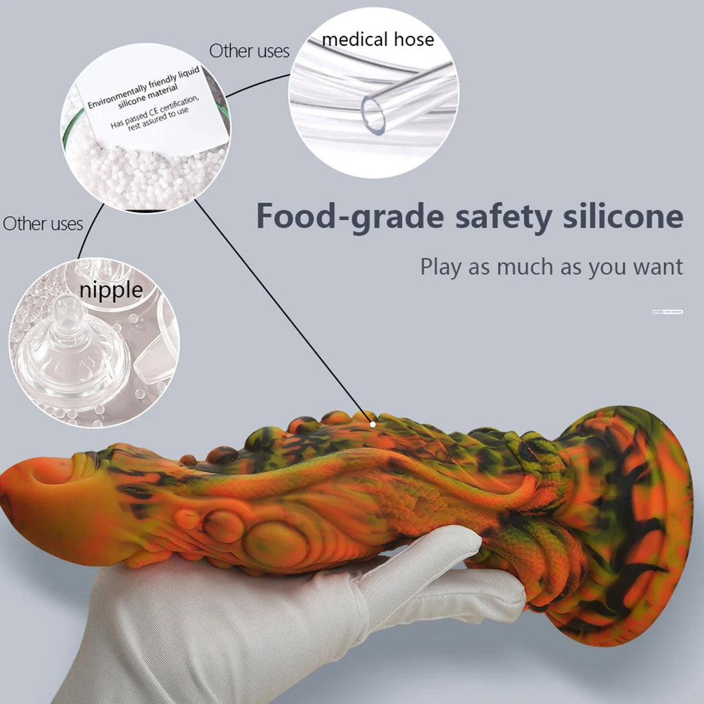 Realistic Animal Dildo - Exotic Silicone Anal Dildos Dilator Butt Plug Sex Toys