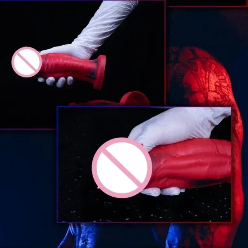 Exotic Monsterdildo Butt Plug - Big Silicone Fantasy Anal Dildo Sex Toys for Men Women