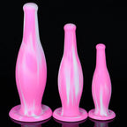 Fantasy Bowling Anal Dildo Butt Plug - Exotic Color-Mixing Silicone Sex Toys for Women