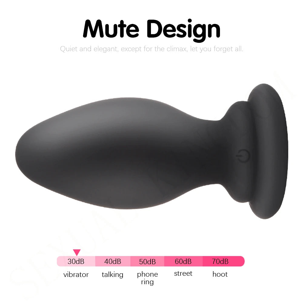 Remote Control Fox Tail Vibrating Butt Plug - Fantasy Animal Role Play Furry BDSM Sex Games