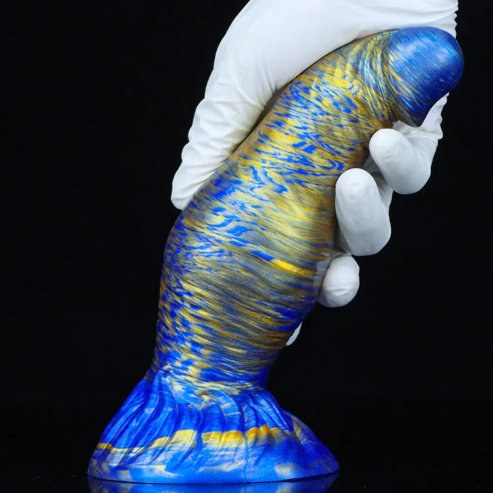 Exotic Knot Anal Dildo Butt Plug - Realistic Geoduck Silicone Dildos Sex Toy for Women