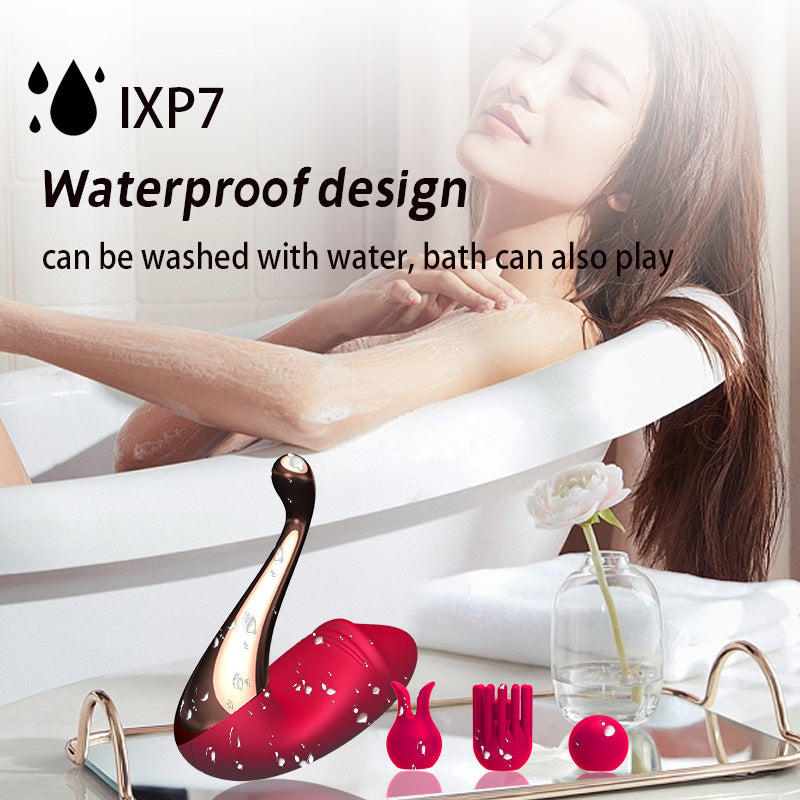 Swan Realistic Dildo Vibrating Panties - APP Control Double Clit Vibrator Wopmen Masturbator Gifts