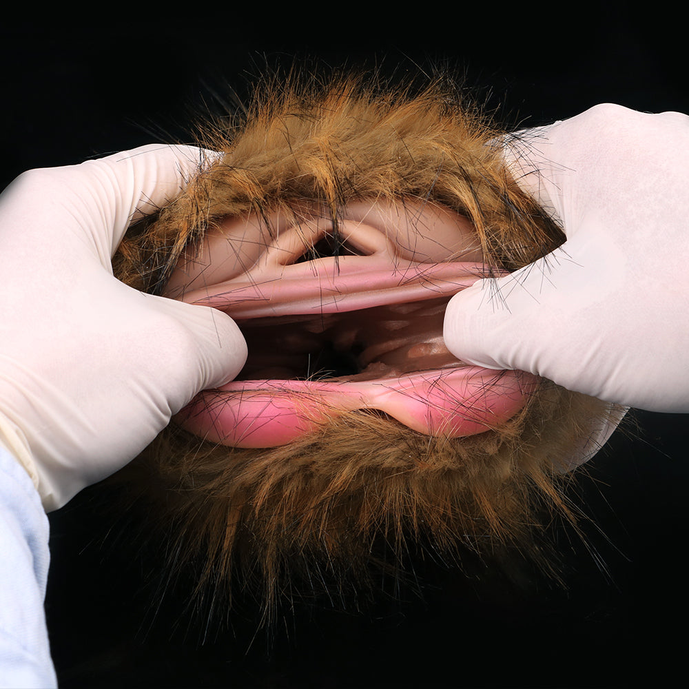 Tiger Furry Pocket Pussy – Realistic Beast Vagina Masturbator | Domlust Heavy Fetish Silicone
