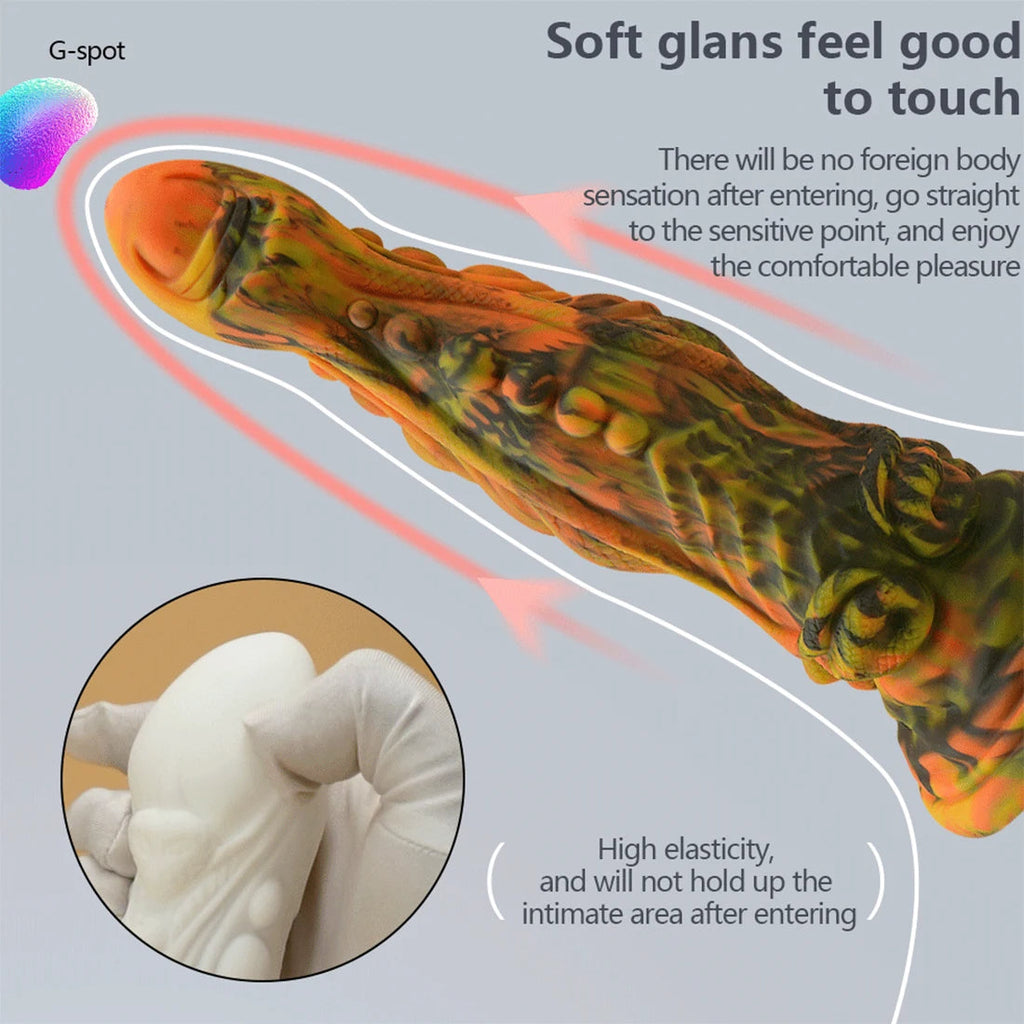 Realistic Animal Dildo - Exotic Silicone Anal Dildos Dilator Butt Plug Sex Toys