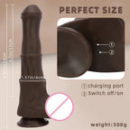 Remote Control Thrusting Huge Horse Dildo - Realistic Animal Vibrating Dildos Butt Plug