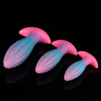 Luminous Silicone Dildo Butt Plug - Knots Anal Dildos Sex Toys for Women Men