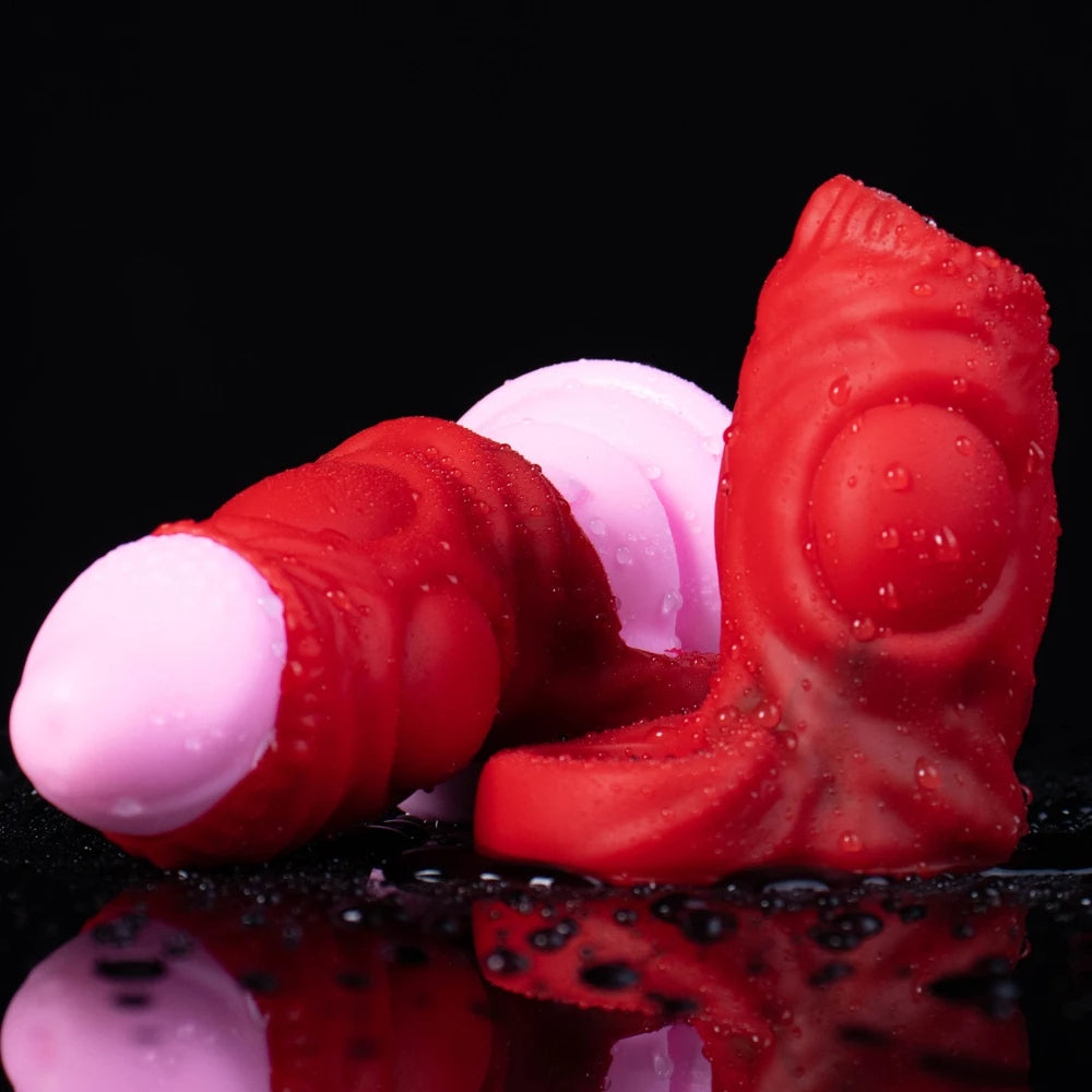 Monsterdildo Dragon Penis Sleeve Enlarger - Sillicone Fantasy Men Gay Pegging Sex Toys