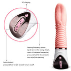 Tongue Licking Clitoral Vibrator - Realistic Clit Nipple Clamps Female Sex Toys