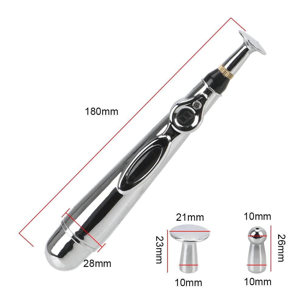 Estim Clit Stimulator Prostate Massager - Stainless Stick Metal Dildo Nipple Anal Toy