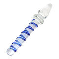Crystal Glass Dildo Butt Plug - Double End Prostate Massage Anal Toys Gifts for Men Women