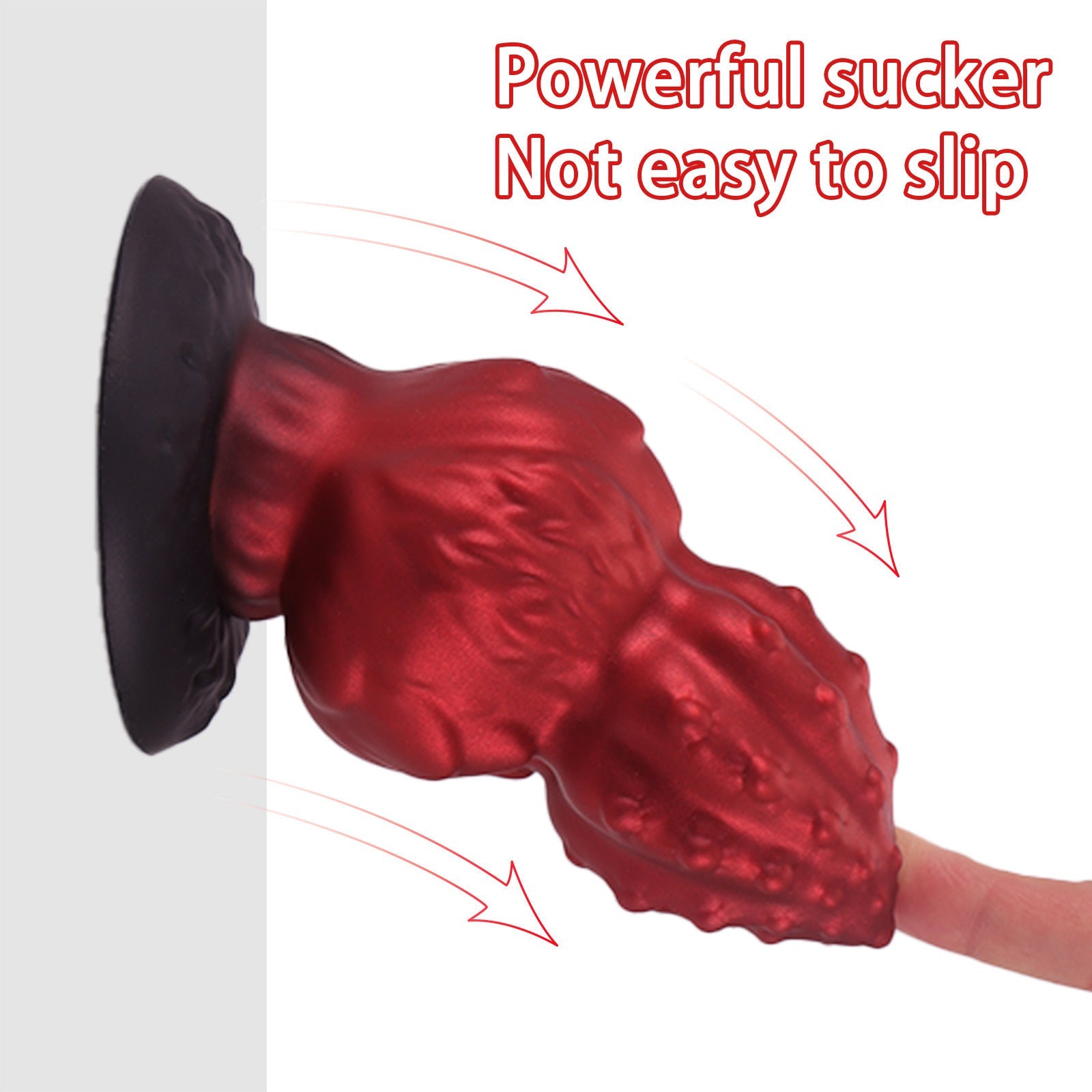 Walnut Monsterdildo Butt Plug - Silicone Anal Dilator Expander Vaginal Sex Toys for Men Women