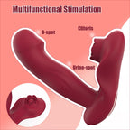 Remote Control G Spot Clitoral Vibrator - Rose Clit Sucking Finger Prostate Massager