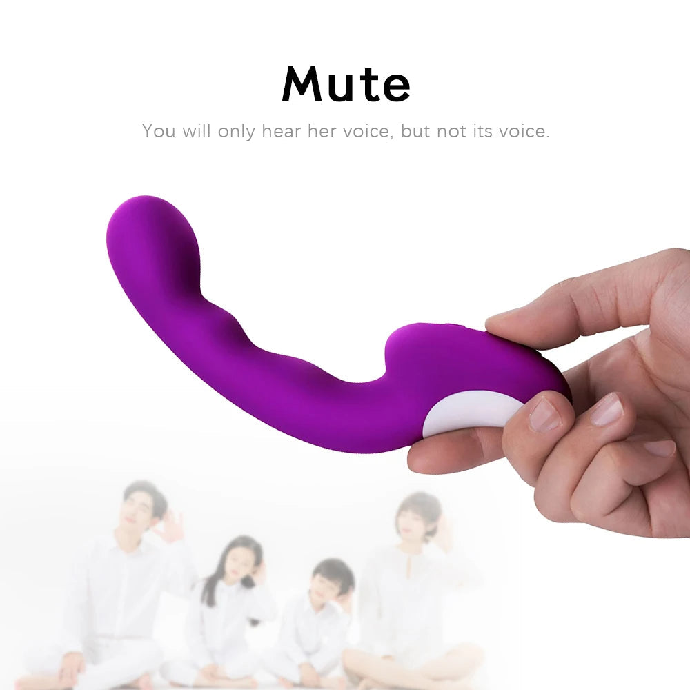 Finger Vibrator Prostate Massager - 30 Intense G Spot Stimulator Vibrating Butt Plug