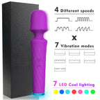 AV Wand Clit Nipple Vibrator - Handheld Powerful Vibrating Dildo Sex Toys for Women Men