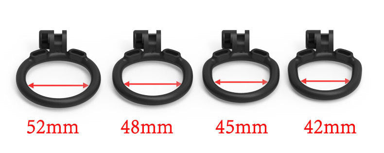 Inverted Chastity Cage for Men – 3D Printed Resin, Sissy Training, Small Size Fit