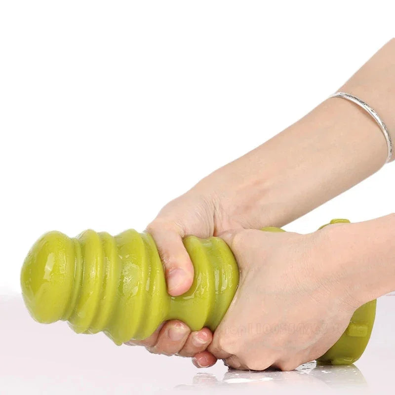 Huge Dildo Butt Plug - Silicone Macaron Anal Dildo Dilator Vaginal Prostate Massager