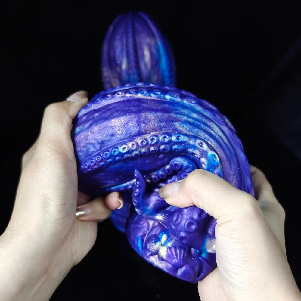 Fantasy Monster Dildo Butt Plug - Exotic Starry Silicone Anal Dildos Vaginal Prostate Massager