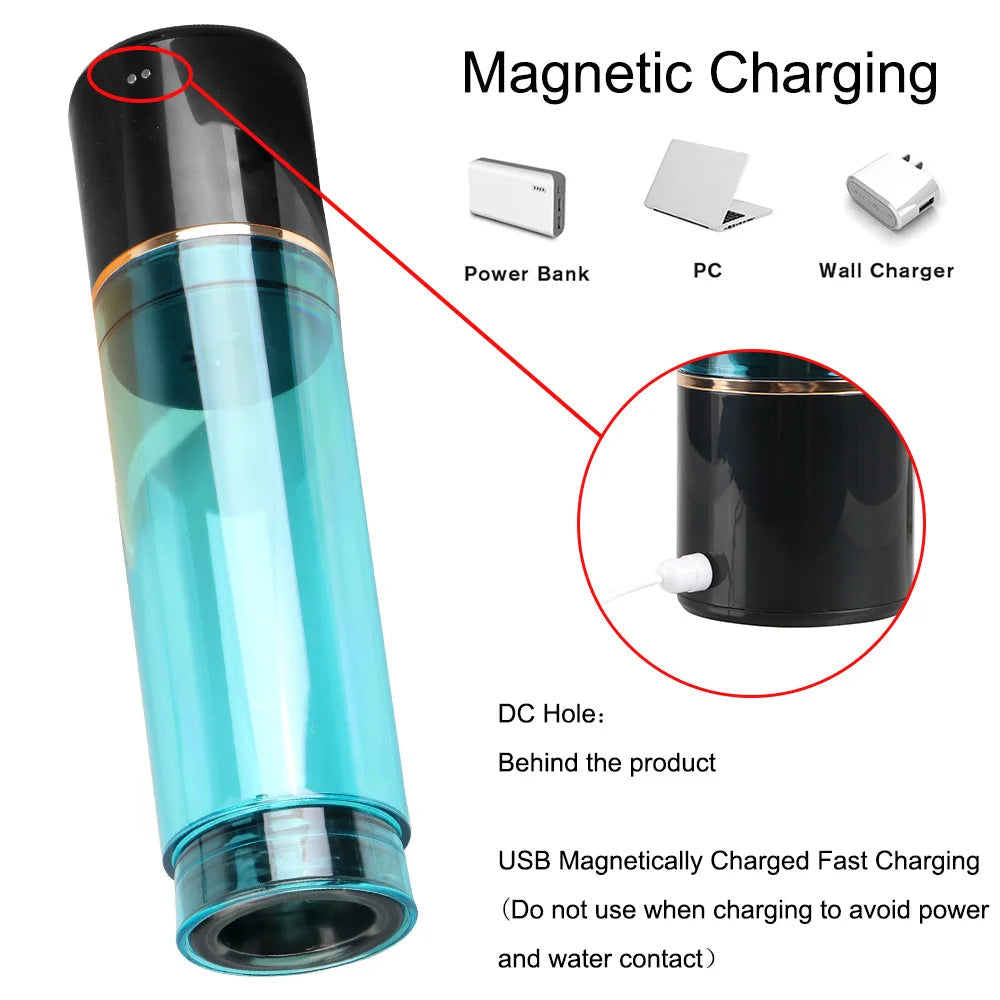 Penis Pump Male Sex Toys - Vacuum Water Bath Enlarger Delayed Ejaculation Trainer for Men