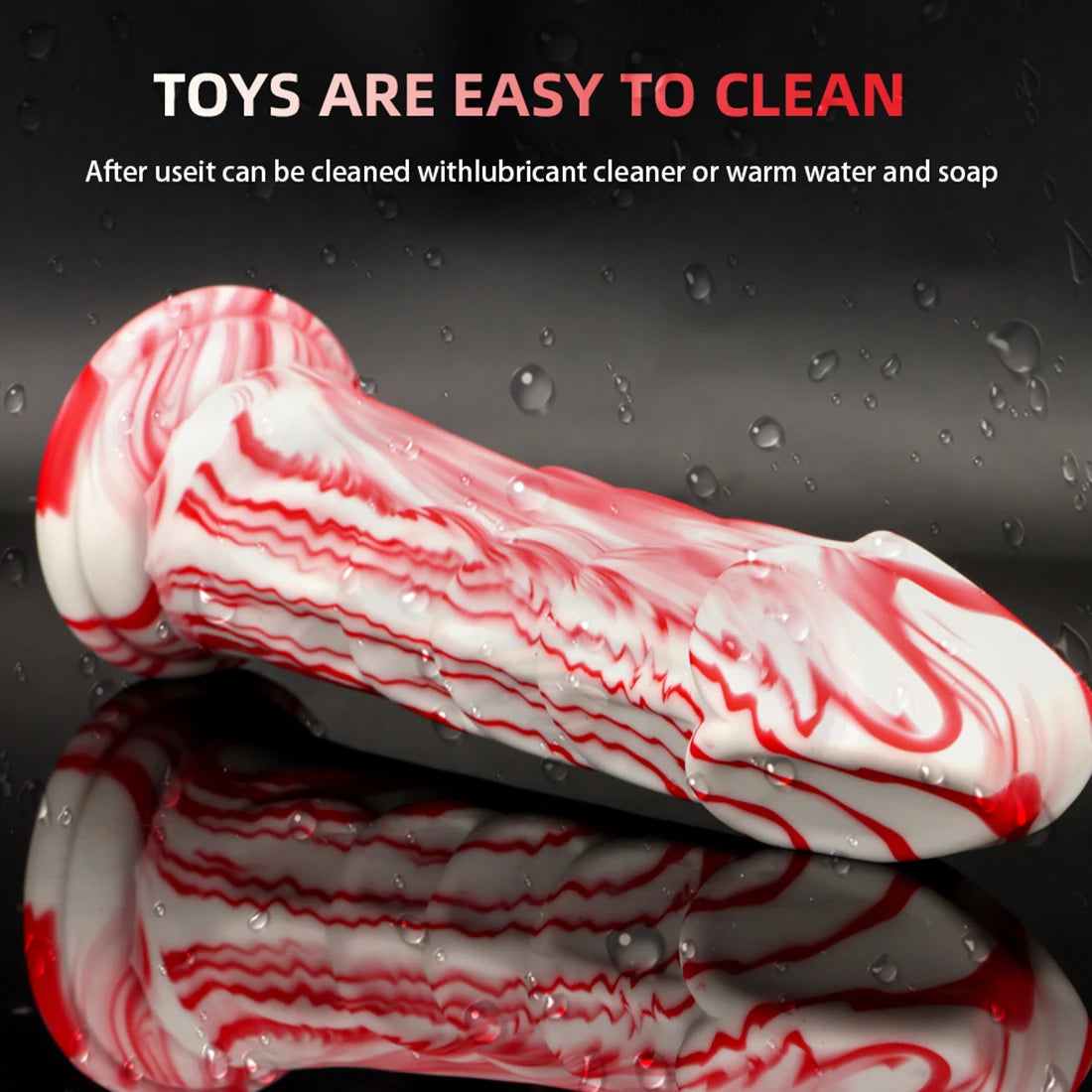 Colorful Realistic Dildo Women Masturbator - 8 inch Thin Big Glan Penis Anal Sex Toys