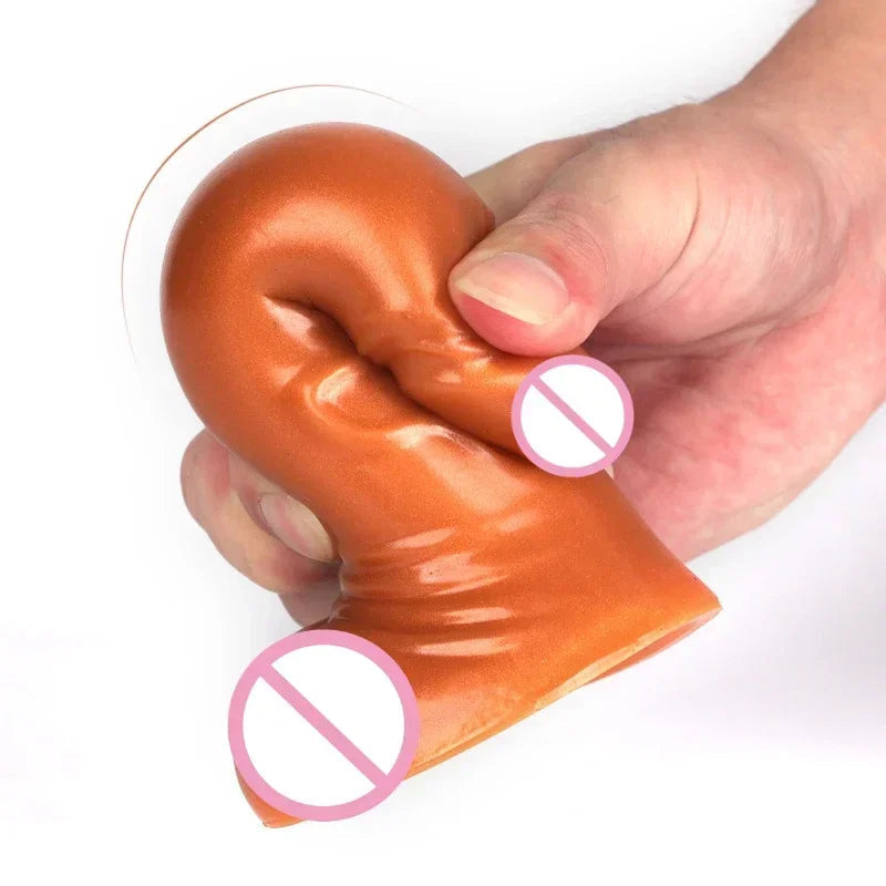 Big Girth Anal Dildo Butt Plug - Huge Silicone Realistic Dildos Male Female Sex Toys