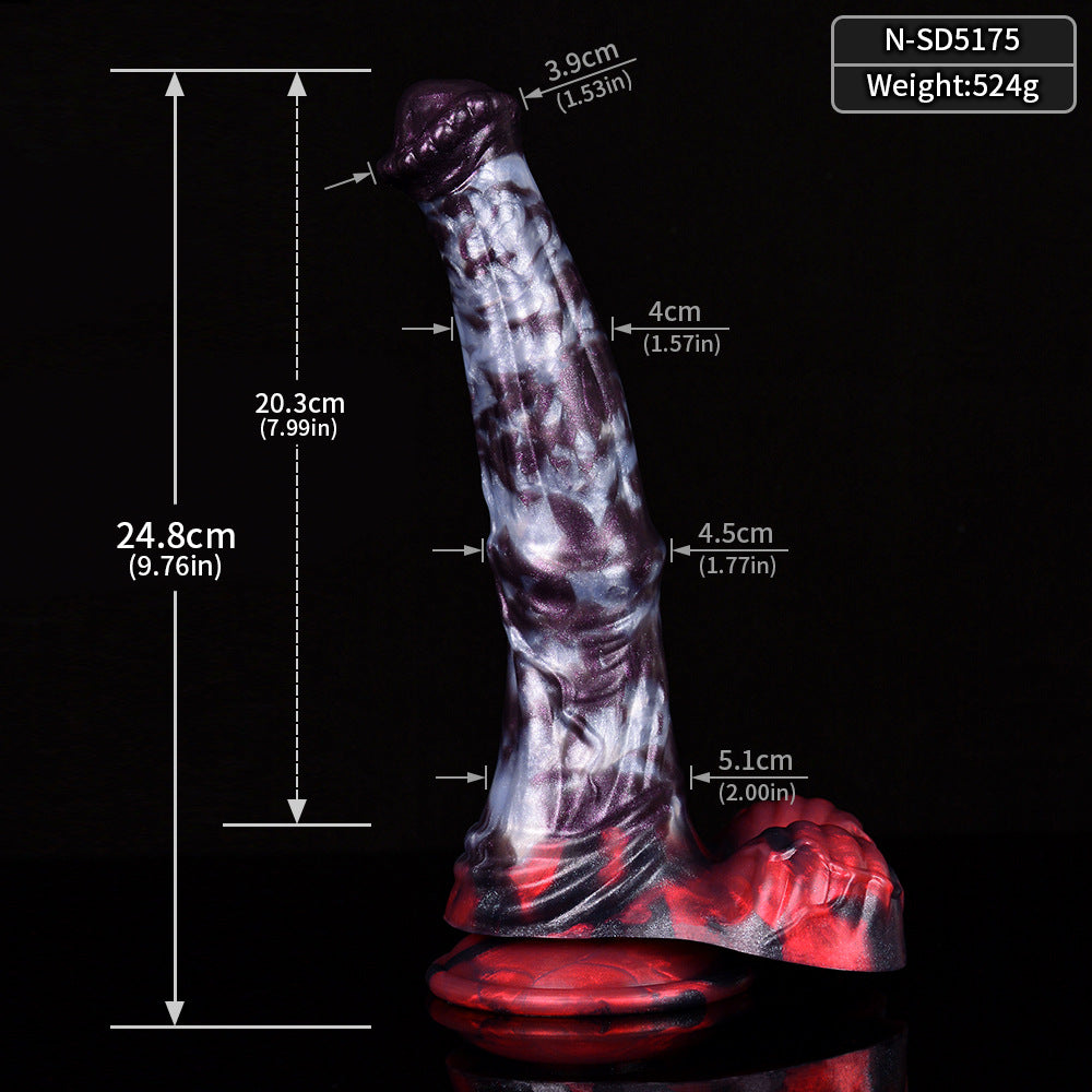 Suction Cup Monster Dildo Butt Plug - Exotic Dragondildo Women Masturbating Stimulator