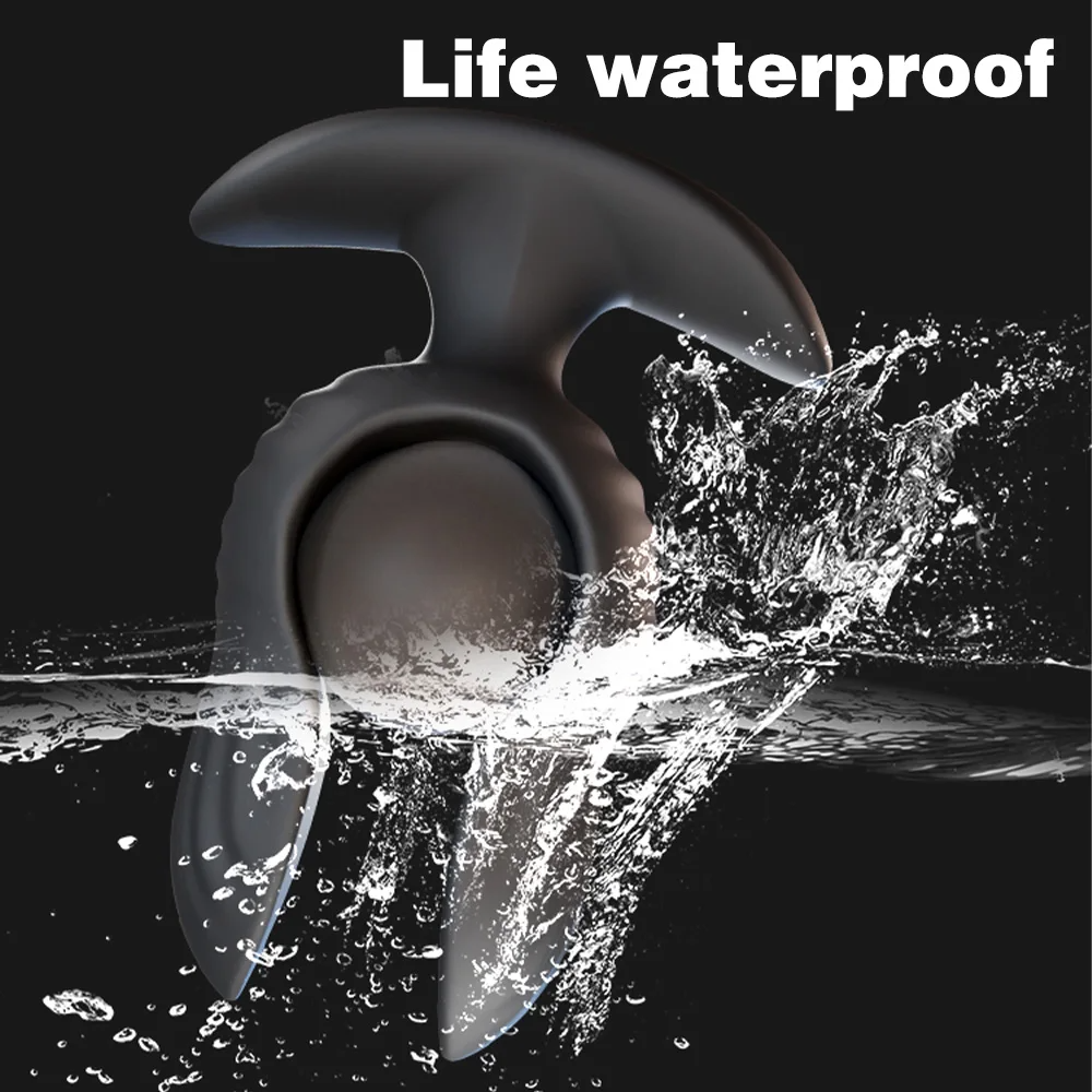Inflatable Vibrating Anal Plug - Anal Ball Expander Estim Prostate Massager - Domlust