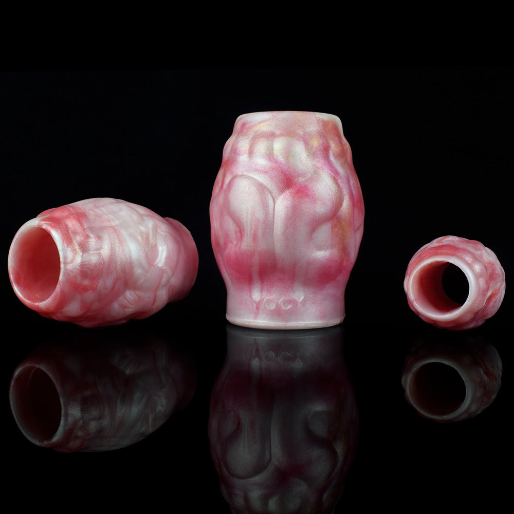 Silicone Cock Sleeve Penis Ring Enlarger Sex Toy for Men - Monsterdildo Condom Sex Shop