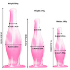 Fantasy Bowling Anal Dildo Butt Plug - Exotic Color-Mixing Silicone Sex Toys for Women
