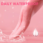 Pink Tongue Vibrator Clit Clamps - Clitoral Licking Nipple Stimulator Sex Toy for Women