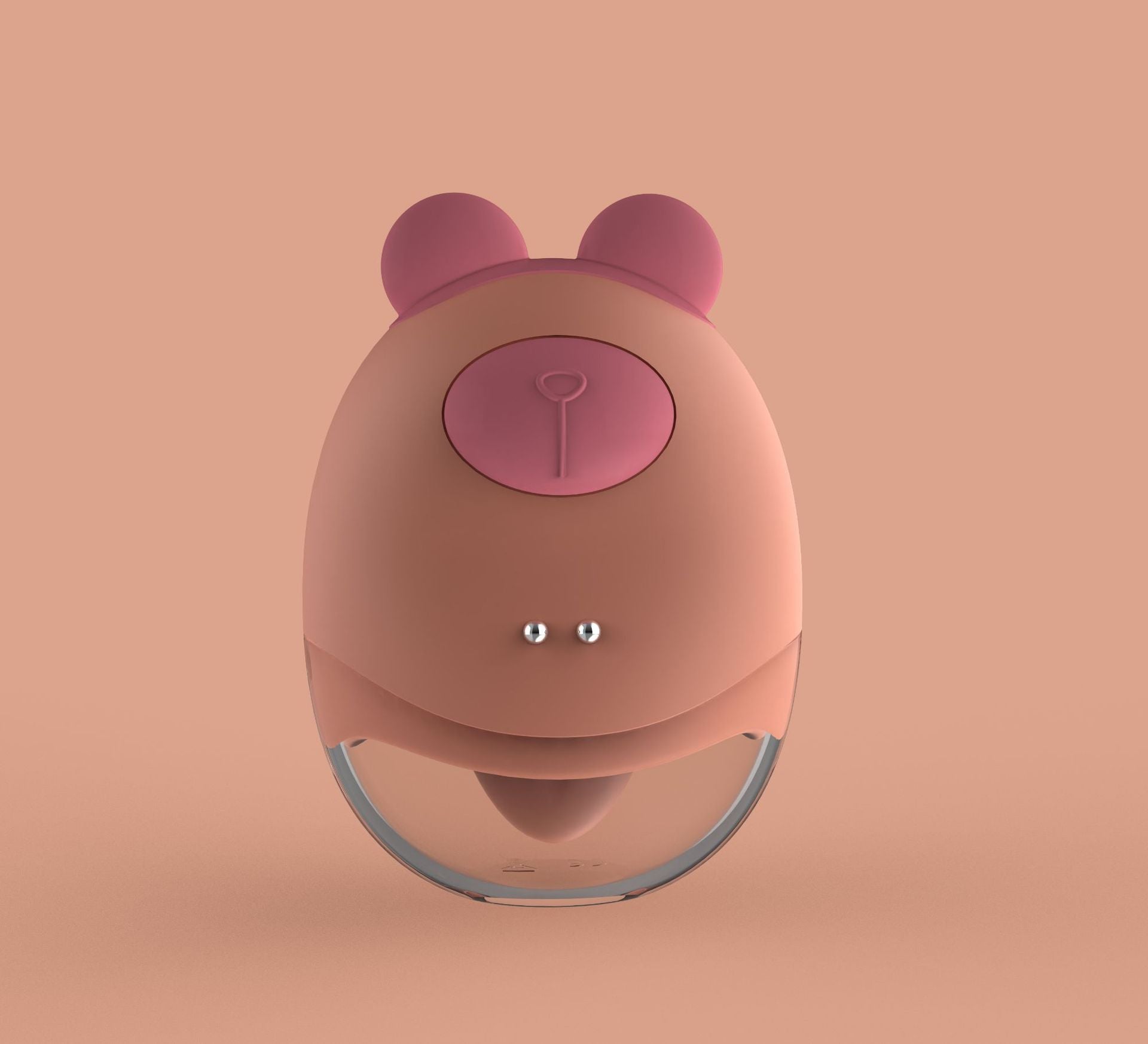Cute Bear Clit Nipple Stimulator - Tongue Licking Clitoral Vibrator Female Sex Toys