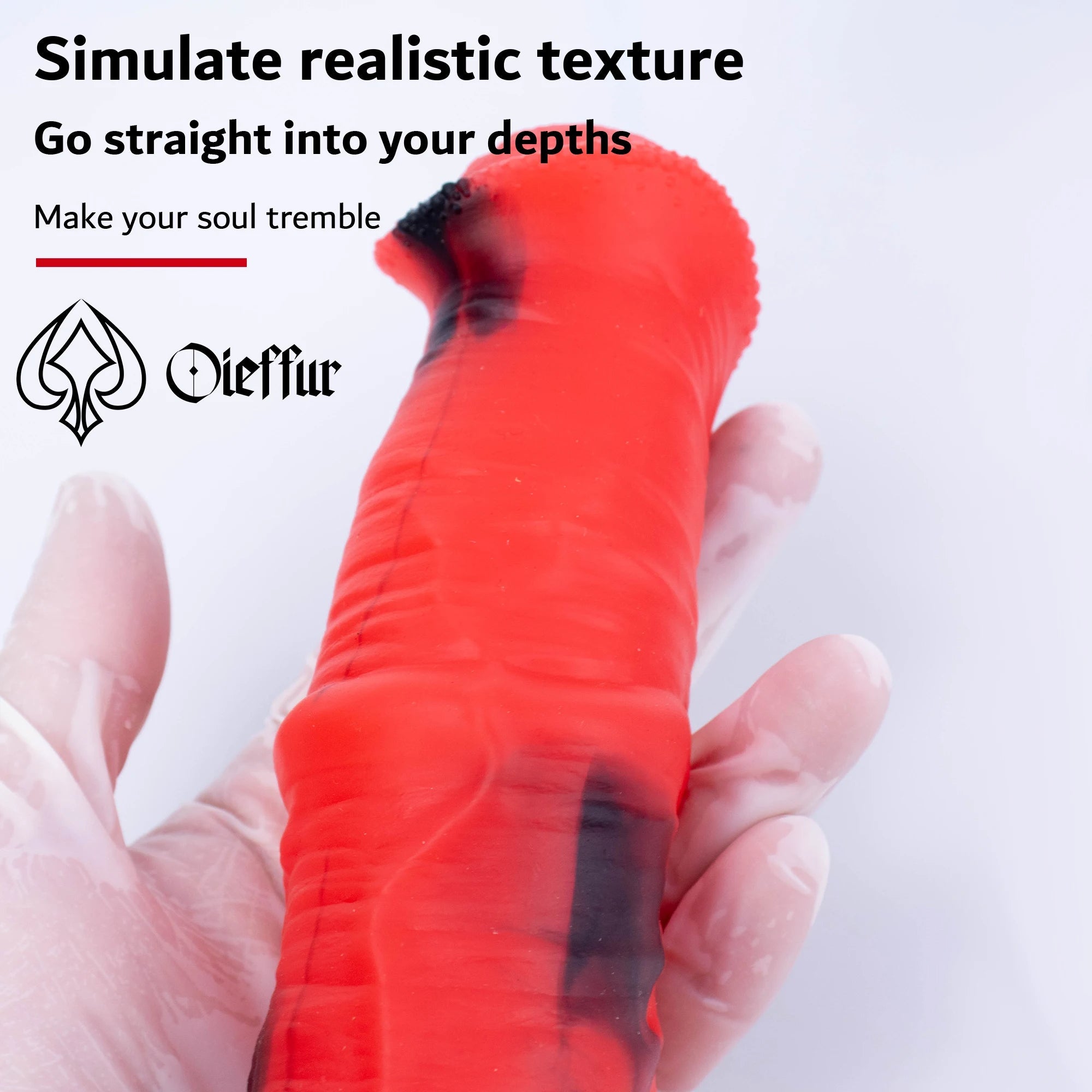 Monsterdildo Cock Sleeve Penis Ring Entender - Silicone Prolonged Condom Prostate Massager