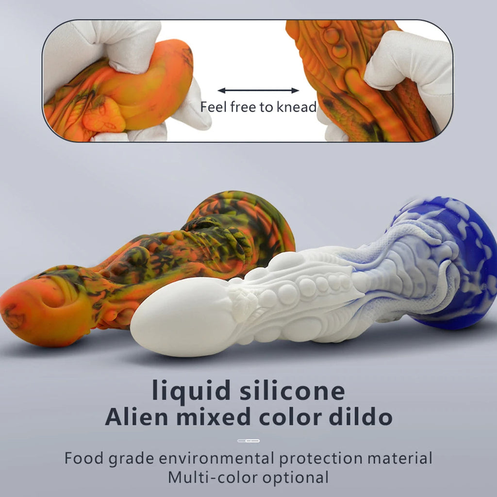 Realistic Animal Dildo - Exotic Silicone Anal Dildos Dilator Butt Plug Sex Toys
