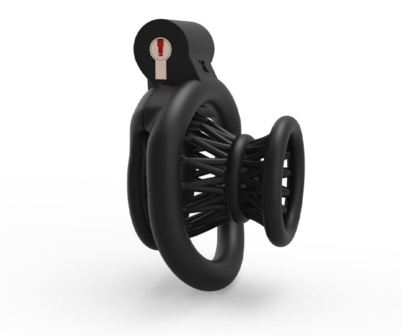 Inverted Chastity Cage for Men – 3D Printed Resin, Sissy Training, Small Size Fit
