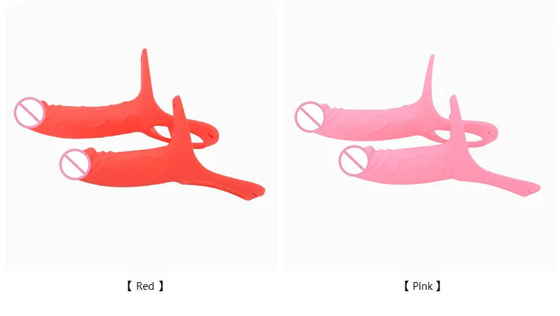 Male Strap On Cock Sleeve Sheath - Realistic Penis Enlarger Harneess Extender Pegging Play