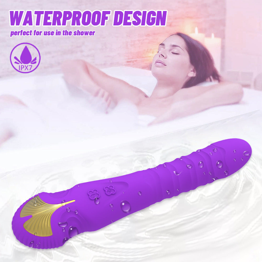 Realistic Dildo Thrusting G Spot Vibrator - Classic Vibrating Dildo Clit Stimulator