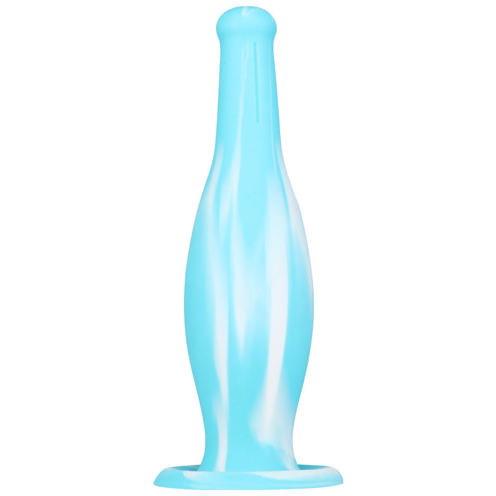 Fantasy Bowling Anal Dildo Butt Plug - Exotic Color-Mixing Silicone Sex Toys for Women