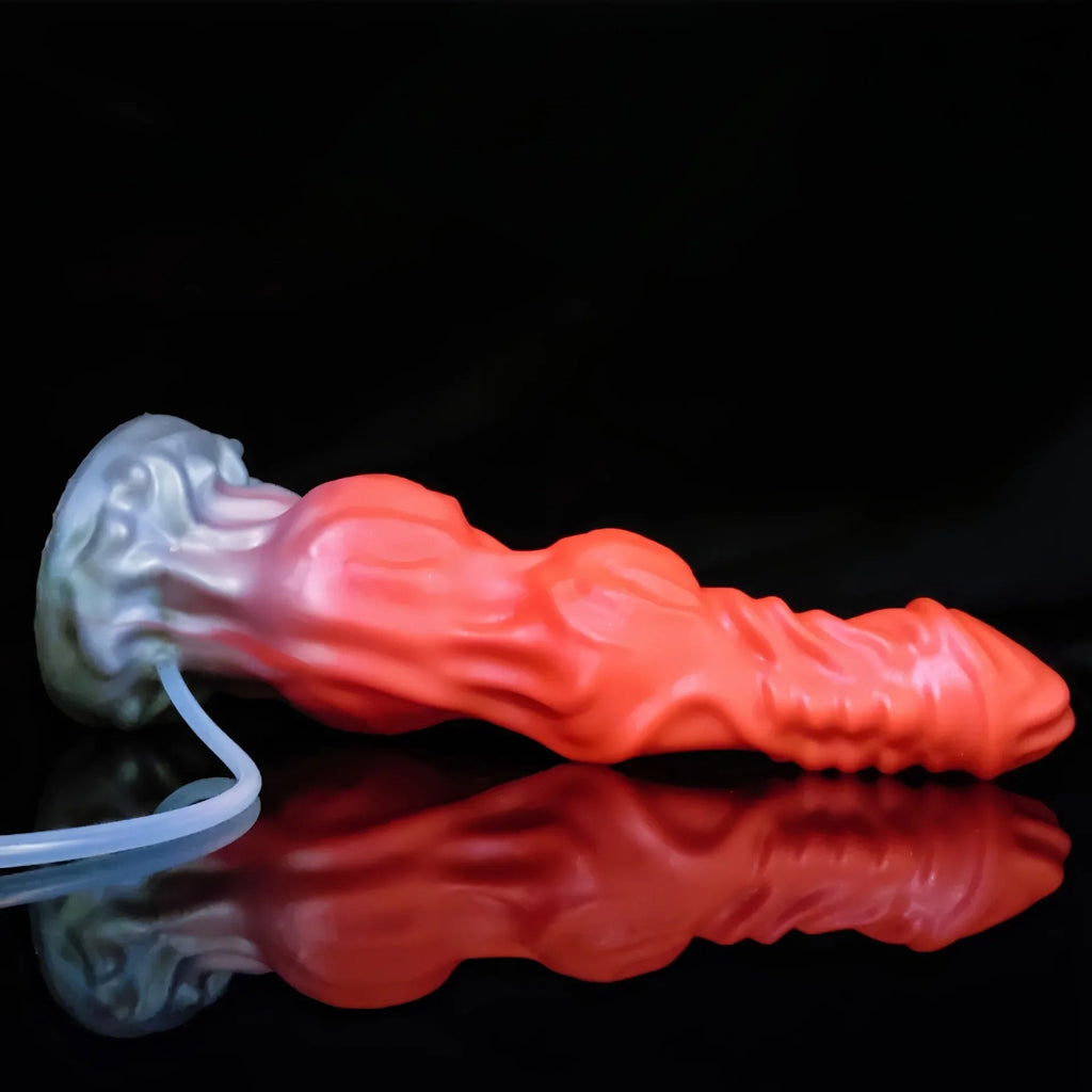 Ejaculating Monsterdildo Anal Butt Plug - Fantasy Cumming Dildos Women Masturbation Toy