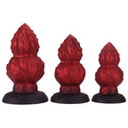 Walnut Monsterdildo Butt Plug - Silicone Anal Dilator Expander Vaginal Sex Toys for Men Women
