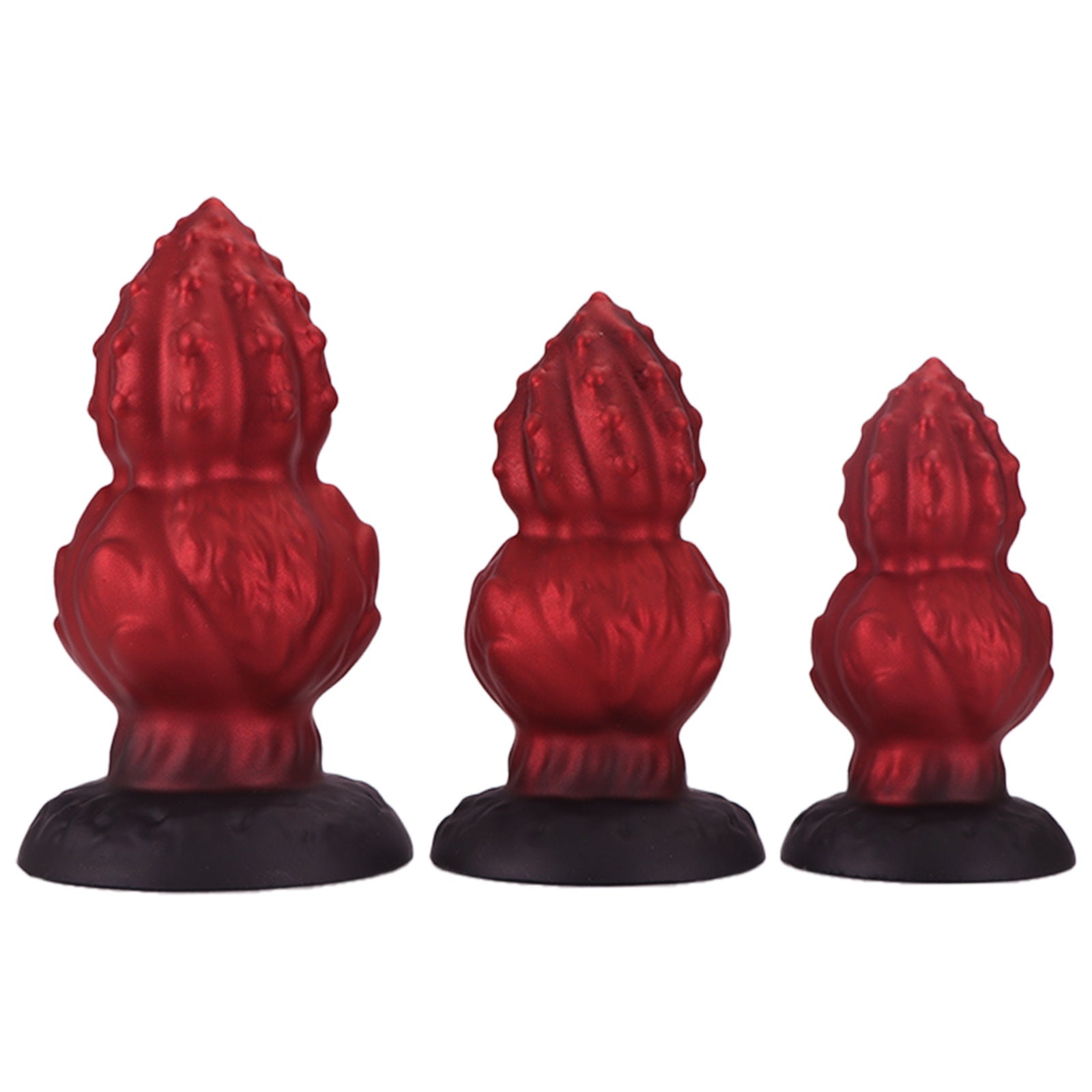 Walnut Monsterdildo Butt Plug - Silicone Anal Dilator Expander Vaginal Sex Toys for Men Women