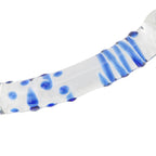 Double Glass Dildo - Colorful Crystal Anal Dildo Butt Plug Prostate Massager