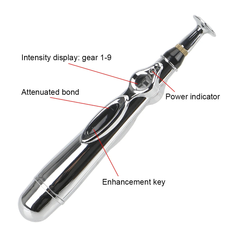 Estim Clit Stimulator Prostate Massager - Stainless Stick Metal Dildo Nipple Anal Toy