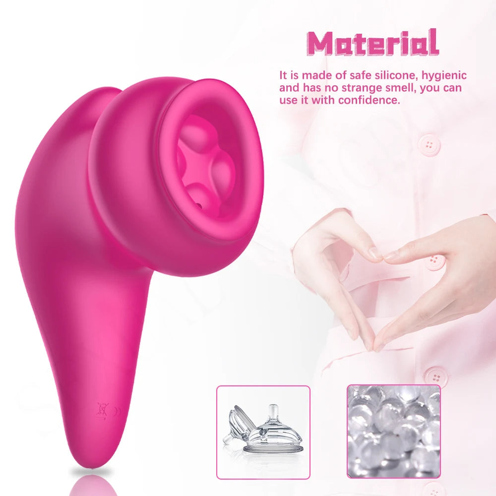 Clitoral Sucker Female Sex Toys - Best Vibrating Panty Oral Sex Vibrator Nipple Clamp