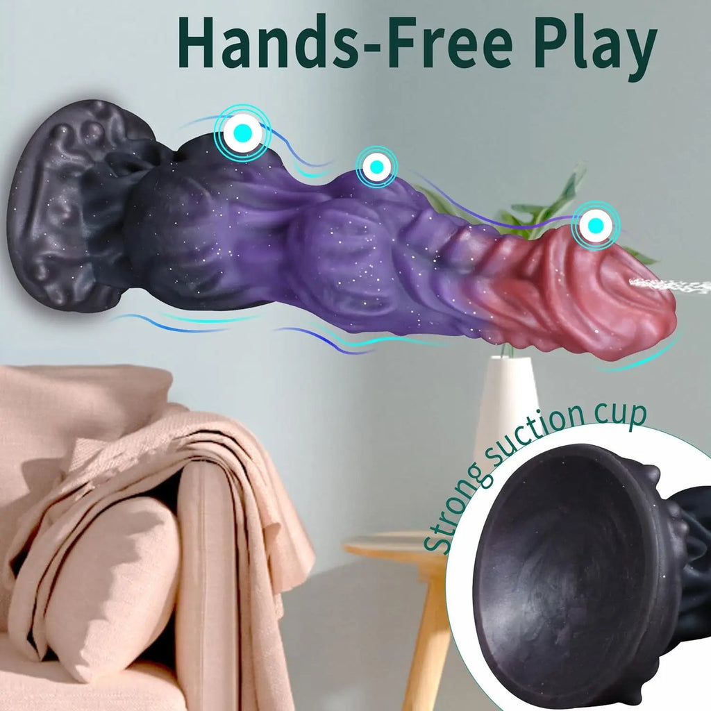 Fantasy Ejaculating Dildo Suction Cup Butt Plug - Exotic Squirting Dragondildo Anal Sex Toys
