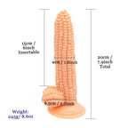 Fantasy Anal Dildo Butt Plug - Exotic Realistic Corn Dildo Silicone Anal Sex Toys