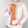 Big Giant Flesh Horse Dildo - Silicone Realistic Animaldildo Women Masturbation Sex Toys