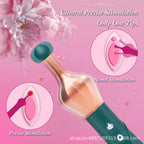Double End G Spot Vibrator Clit Stimulator - Vibrating Makeup Pen Nipple Anal Sex Toy