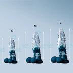 Fantasy Silicone Dragon Dildo - Exotic Spikes Textured Design with Sculpted Details