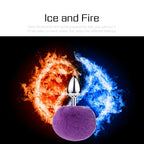 Metal Dildo Fluffy Rabbit Tail Anal Plug - Small Stainless Steel Furry Butt Plug Sex Toys